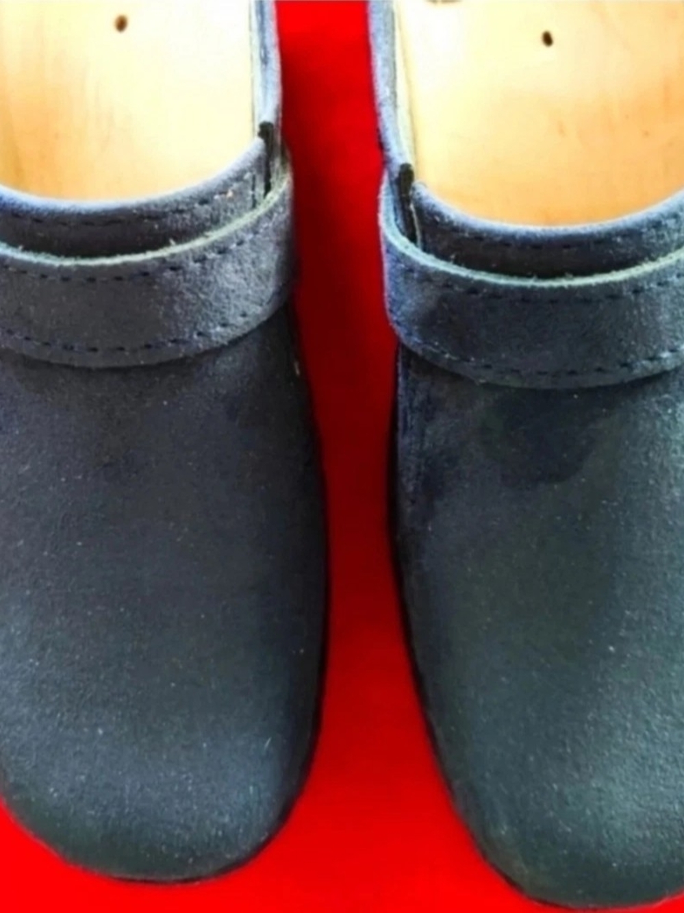 Troentorp Clogs Swedish Wooden & Suede Leather Women's Clogs 36euro 6/6.5us